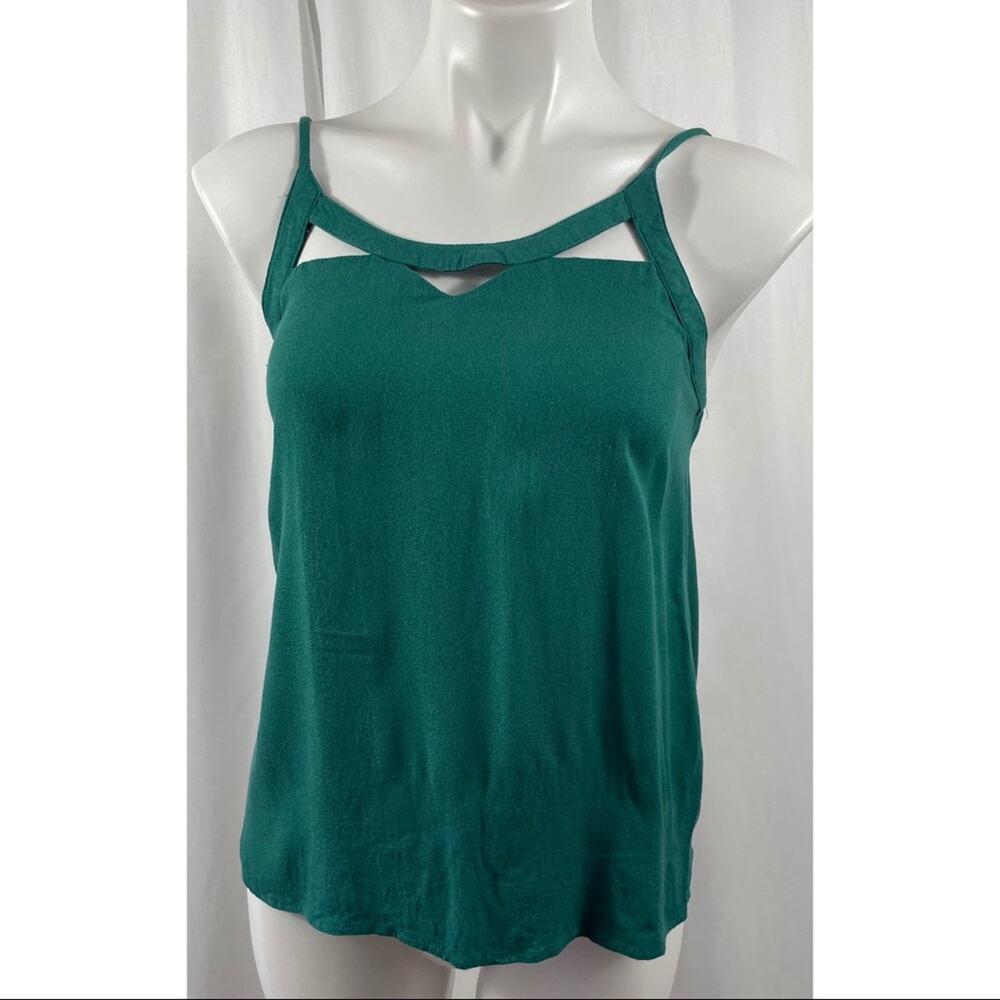 Allison Joe Tank Top Cut Outs Adjustable Straps